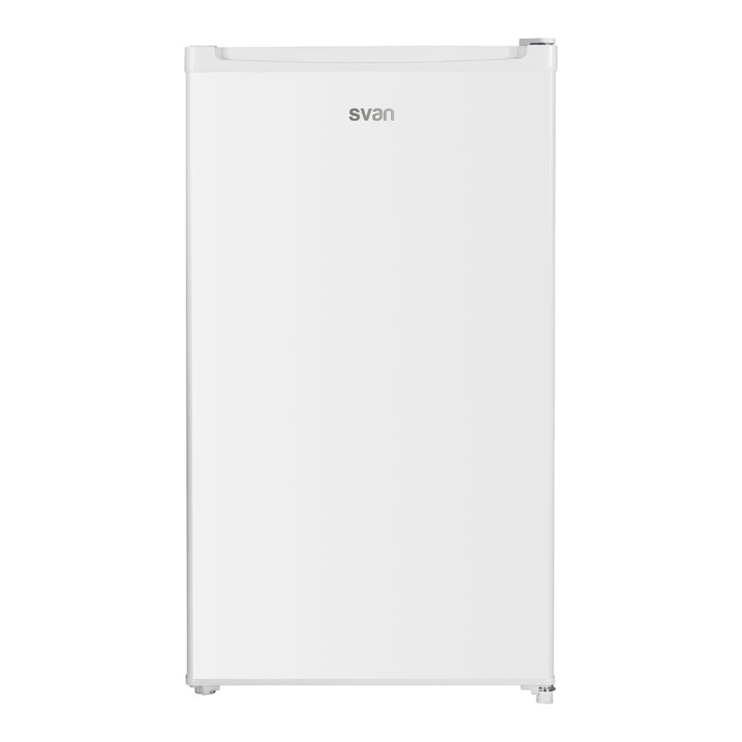 SVAN Frigorífico Refrigerador Blanco SR84501E. Capacidad 88 Litros, Puerta Reversible, Bajo Nivel Sonoro, Eficiencia Energética Clase E