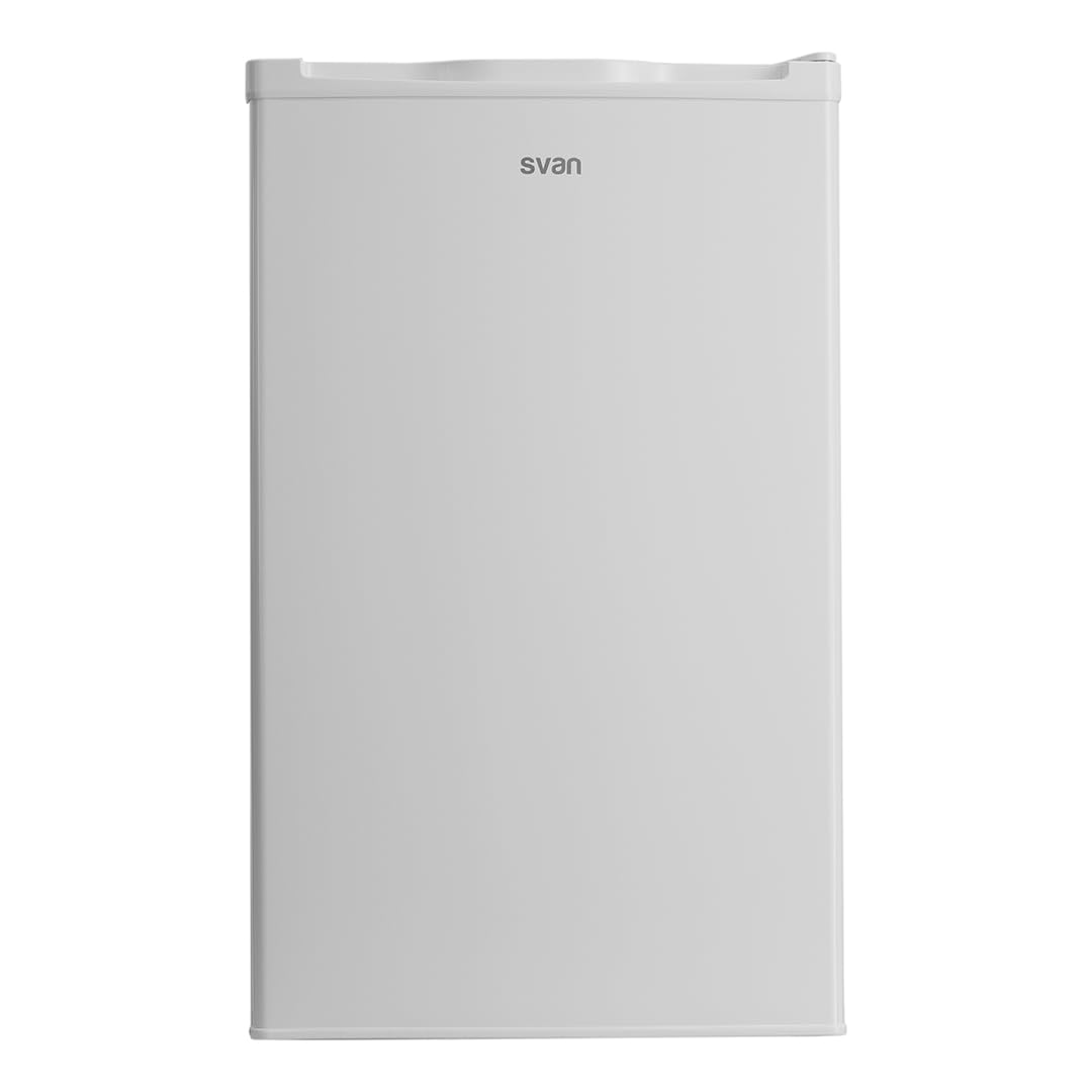 SVAN Frigorífico Refrigerador Blanco SR85501EC. Capacidad 102 Litros, Puerta Reversible, Bajo Nivel Sonoro, Eficiencia Energética Clase E