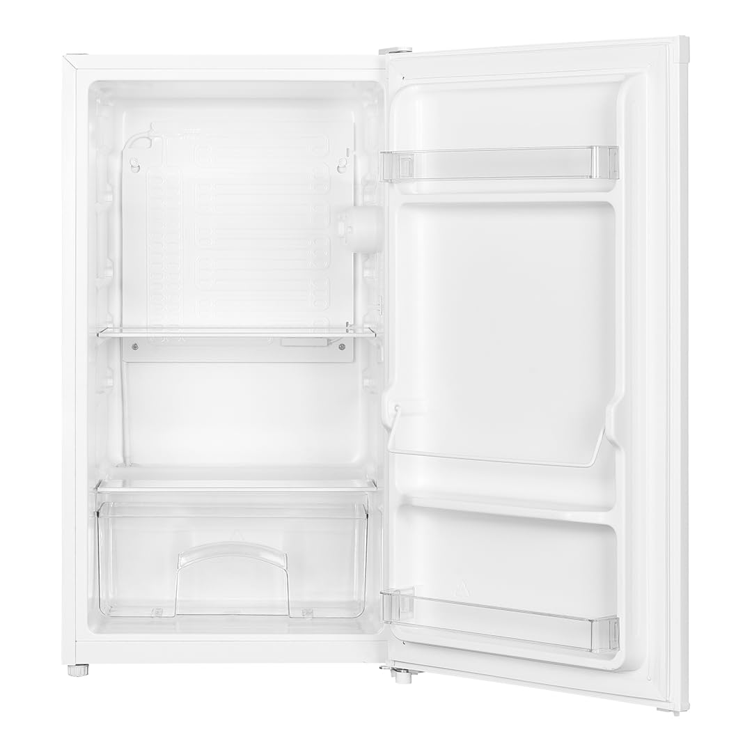 SVAN Frigorífico Refrigerador Blanco SR84501E. Capacidad 88 Litros, Puerta Reversible, Bajo Nivel Sonoro, Eficiencia Energética Clase E