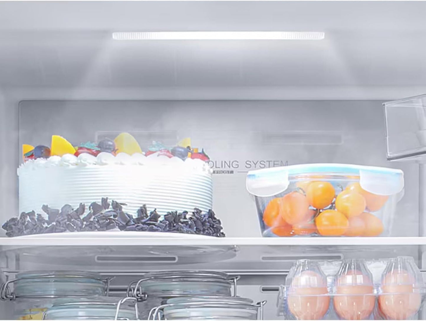 Midea Frigorífico Combi No Frost | 60 cm ancho x 188 alto cm | Inox | Nevera libre instalación 224 L + 86 L Congelador - Refrigerador de bajo consumo con congelador vertical
