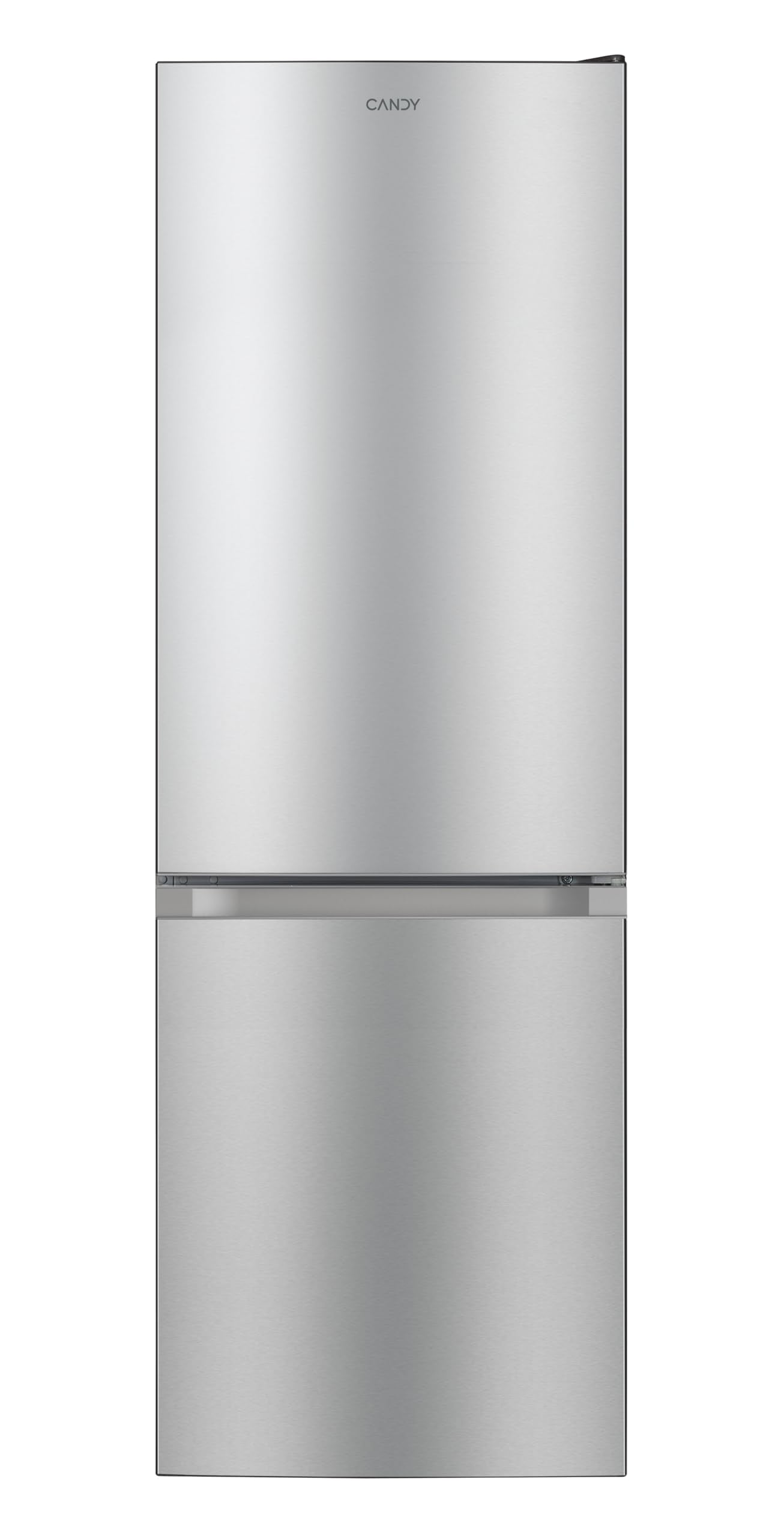 Candy CCG1S 518EX Frigorífico Combi, Ancho 55cm, Altura 1,80m, Capacidad 252L, Cajón Verdulero, Control Mecánico de la temperatura, Iluminación LED, Puerta Reversible, 41DB, Inox