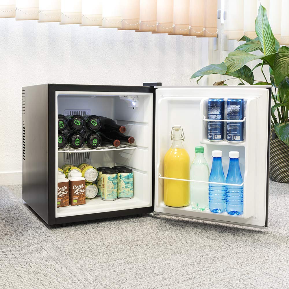 Cecotec MiniBar GrandCooler 10000 Silent Black, 46L, Clase A+, Termoeléctrico, Silencioso, Auto Defrost