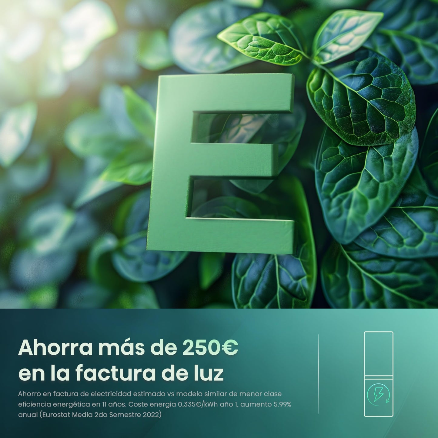 Hisense RB343D4CWE - Frigoríficos Combi, 269L, Clase E, An 55cm x Al 180cm, Apertura de Puertas 90º, Puerta Reversible, Cajón Frutas y Verduras, Iluminación Led, Balconera de Gran Capacidad, Blanco
