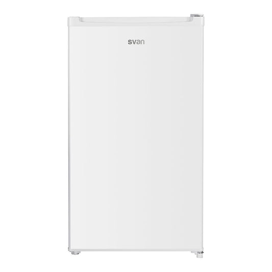 SVAN Frigorífico Refrigerador Blanco SR84501E. Capacidad 88 Litros, Puerta Reversible, Bajo Nivel Sonoro, Eficiencia Energética Clase E