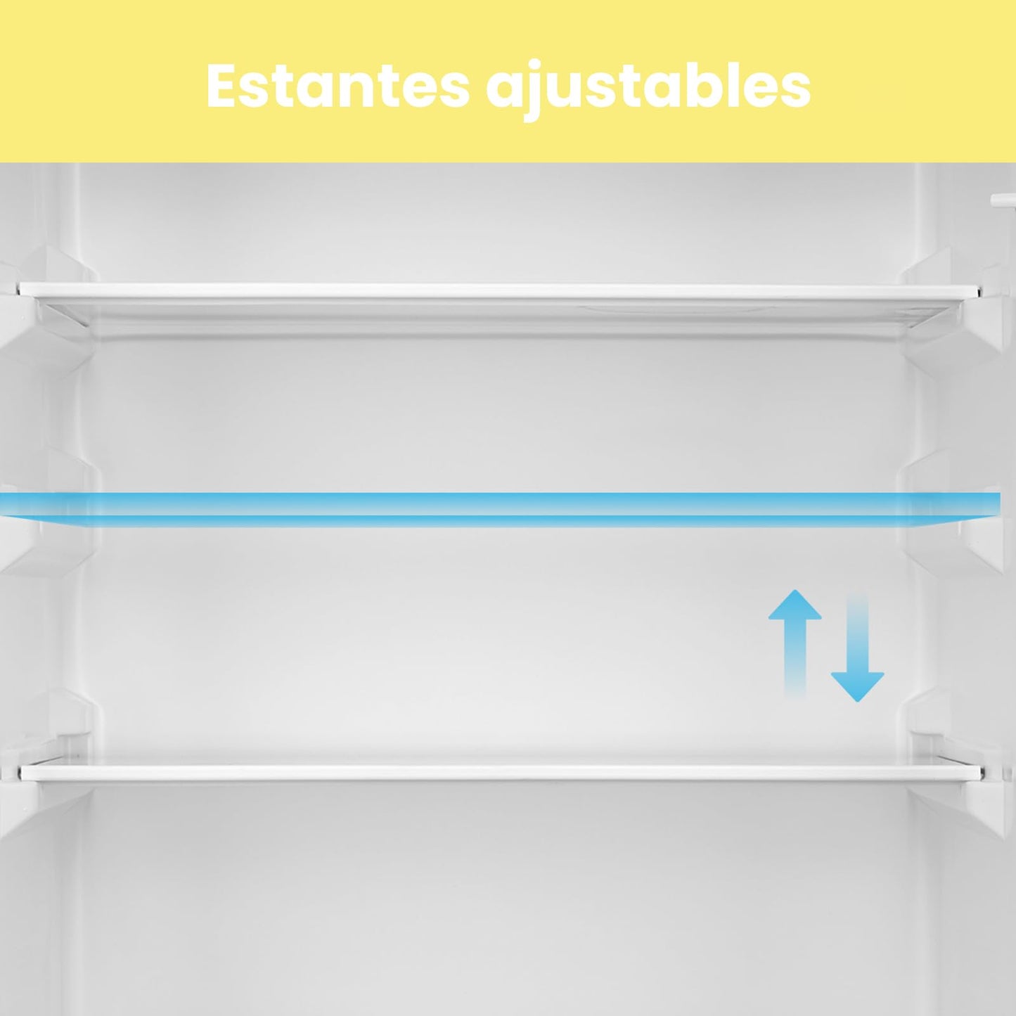 Comfee' RCB359IX2 Frigorífico combinado, 262L, Gran capacidad, Low frost, Altura 177,3 cm, Bajo nivel de ruido 39 dB, Luz LED, Temperatura regulable, Acero inoxidable[Clase E]