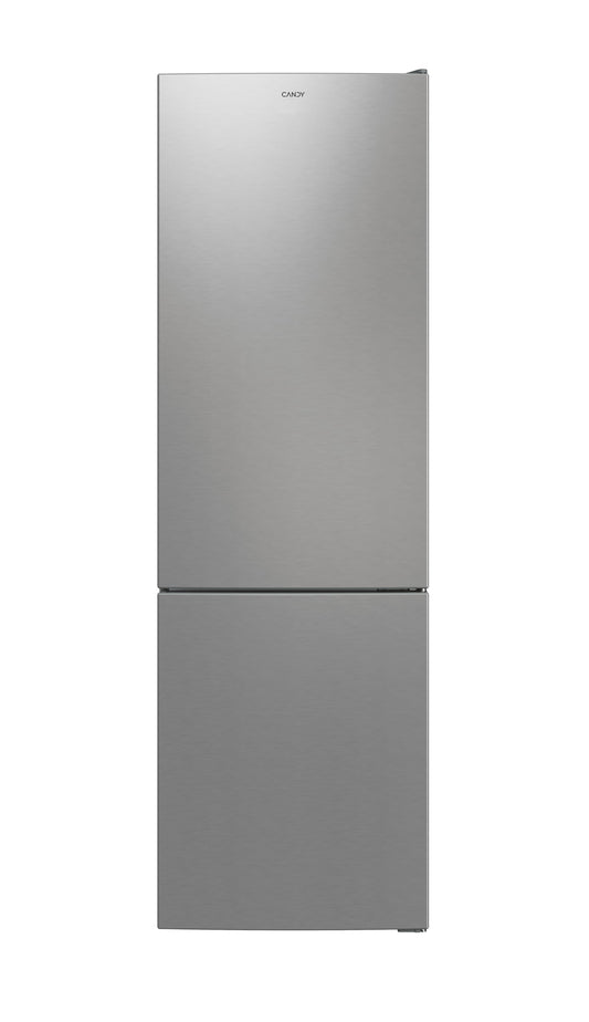 Candy CCT3L517ES, Frigorífico Combi, 55CM, Altura 1,77m, 260L, Low Frost, Función SuperCool, Cajón Verdulero, Control electrónico interno, LED, Puertas Reversibles, 39DB, Silver