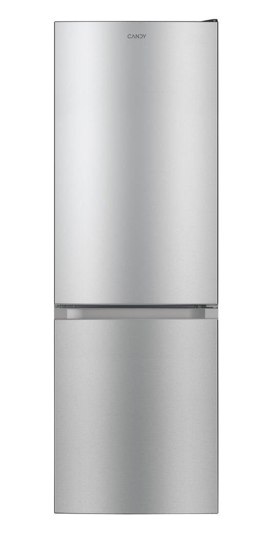 Candy CCG1S 518EX Frigorífico Combi, Ancho 55cm, Altura 1,80m, Capacidad 252L, Cajón Verdulero, Control Mecánico de la temperatura, Iluminación LED, Puerta Reversible, 41DB, Inox