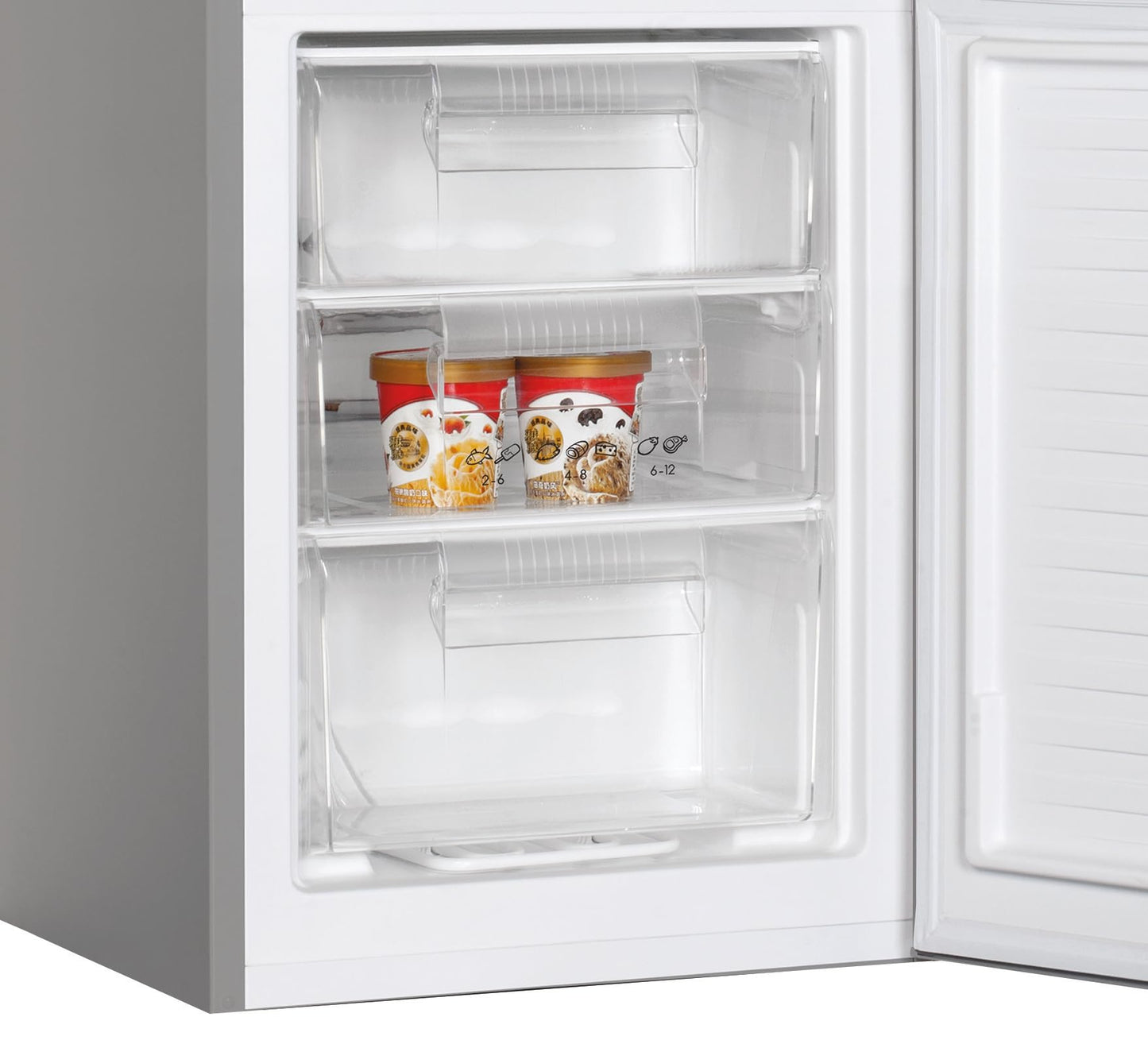 Candy CCG1S 518EX Frigorífico Combi, Ancho 55cm, Altura 1,80m, Capacidad 252L, Cajón Verdulero, Control Mecánico de la temperatura, Iluminación LED, Puerta Reversible, 41DB, Inox